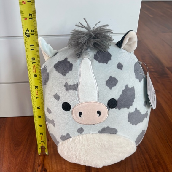 New Squishmallows 11” Grady the Gray Appaloosa Painted Horse Stuffed Animal - Picture 9 of 10